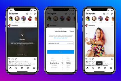 Instagram pedirá una comprobación de edad al ver un contenido oculto, una notificación que aparecerá en las cuentas de usuario que no hayan informado este dato