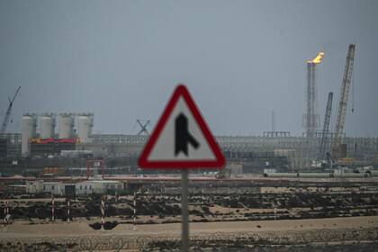 Instalaciones de la empresa qatarí QatarEnergy en Ras Laffan