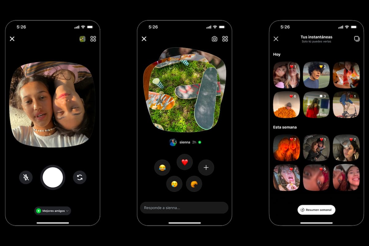 Instants es una función de Instagram y app independiente para compartir fotos temporales sin filtros ni edición con amigos