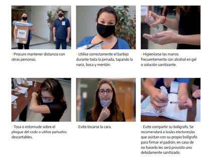 Instructivo publicado por la Cámara Nacional Electoral (CNE) para preparar la urna electoral.