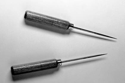 Instrumentos para lobotomías que alguna vez le pertenecieron a Walter Freeman