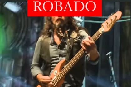 Instrumentos robados a uno de los músicos de La Renga