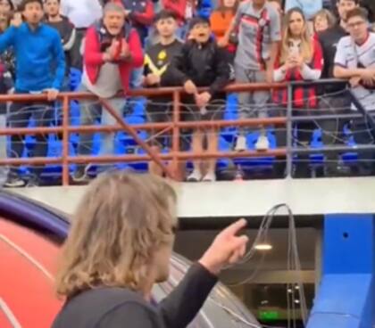 Insúa discute con hinchas de San Lorenzo, que lo insultaron
