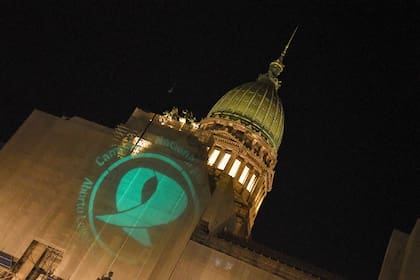 Una de las postales del #Proyectorazo en vísperas del #19F