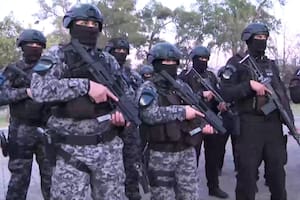 Integrantes de la nueva unidad de capturas de Santa Fe