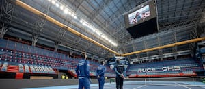 La cancha alquilada que llegó en barco desde España y la Argentina usará en la Copa Davis