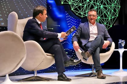 Migoya dialogó con el secretario general de Redacción de LA NACION, José Del Rio, en la segunda edición del evento Inteligencia Artificial