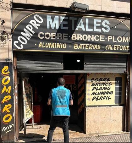 Intensificaron las inspecciones en chatarrerías ubicas en el barrio de Constitución