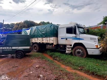 Intentaba huir en un camión cargado con más de ocho toneladas de marihuana