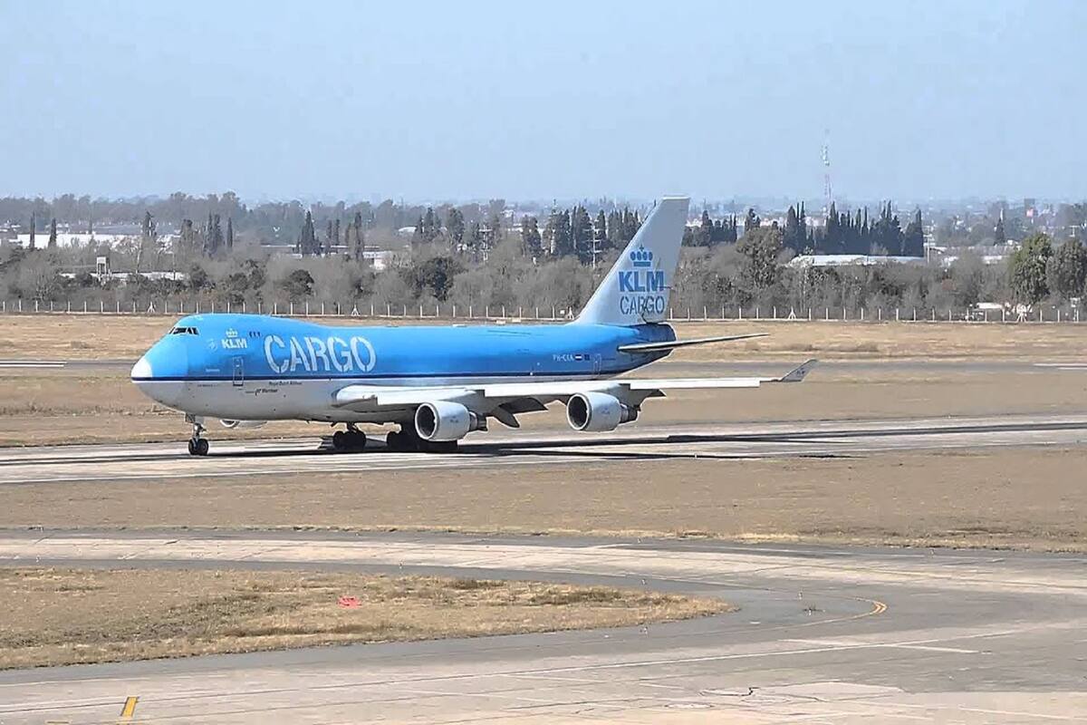 Intentaron disimular la droga en la bodega de un avión de KLM Cargo