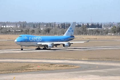 Intentaron disimular la droga en la bodega de un avión de KLM Cargo