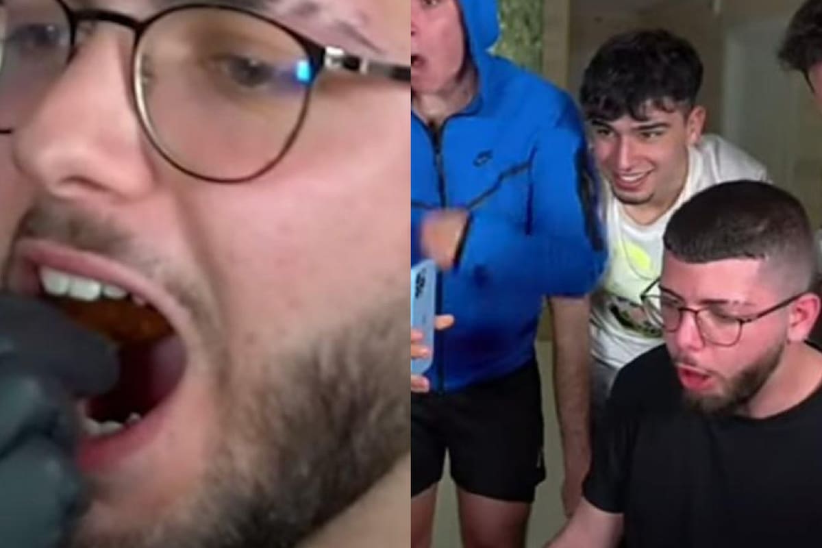 Intentaron hacer el "Paqui One Chip Challenge", pero no les funcionó (Foto: YouTube @Yo Soy Plex)