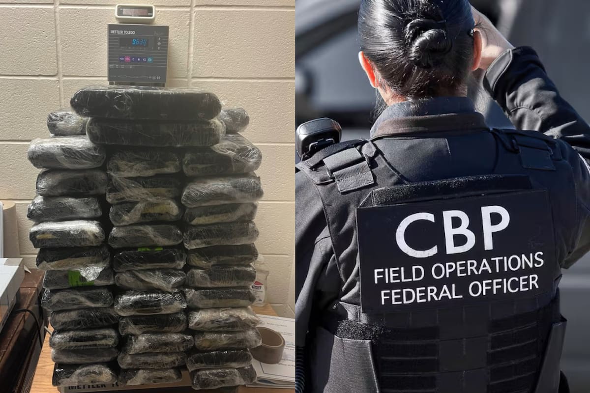 Intentó pasar un cargamento de cocaína valuado en casi tres millones de dólares, pero la CBP lo descubrió