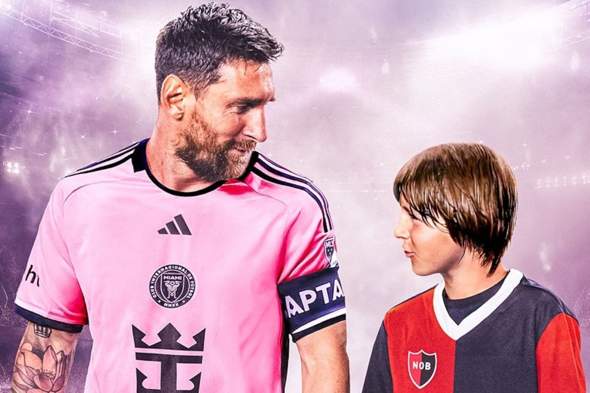 Inter Miami y Newell's, el amor actual y el de toda la vida de Lionel Messi: el club anunció el partido con este original fotomontaje