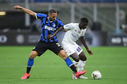 Inter y Fiorentina igualaron sin goles su partido por la Serie A