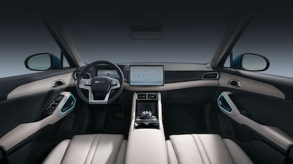 Interior del BYD Yuan Pro