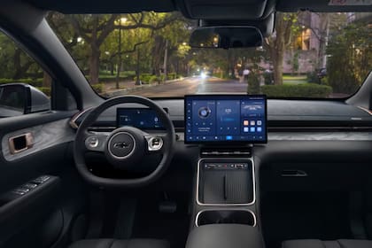 Interior del Chevrolet Captiva PHEV
