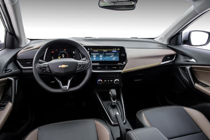 Interior del Chevrolet Tracker 2026