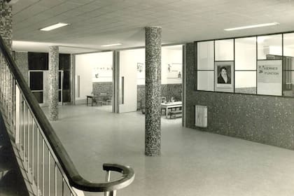 Interior del Colegio Bayard, en 1968