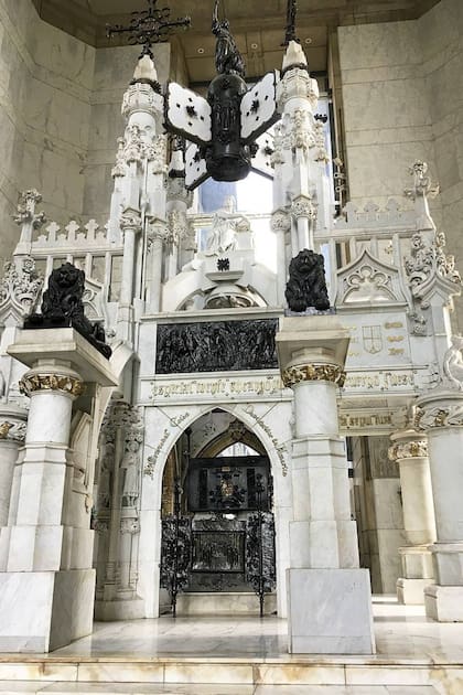 Interior del Faro a Colón, en Santo Domingo, en la República Dominicana