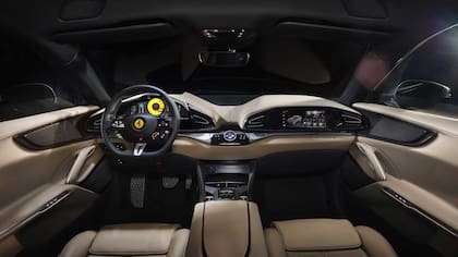 Interior del Ferrari Purosangue