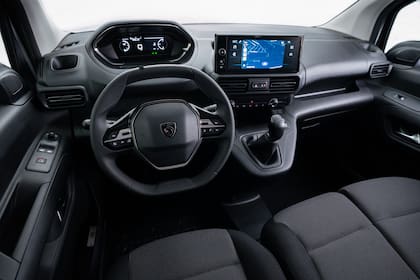 Interior del renovado Peugeot Partner