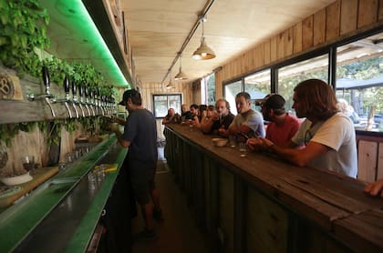 Interior del Tap room de Berlina