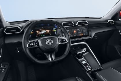 Interior tecnológico en el MG ZS