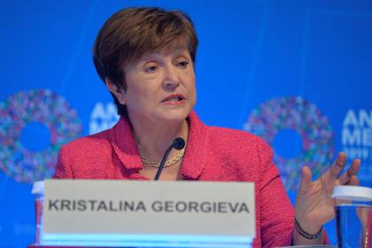 International Monetary Fund (IMF) Managing Director Kristalina Georgieva arrives at an opening press conference during the IMF and World Banks 2019 Annual Fall Meetings of finance ministers and bank governors, in Washington, U.S., October 17, 2019.