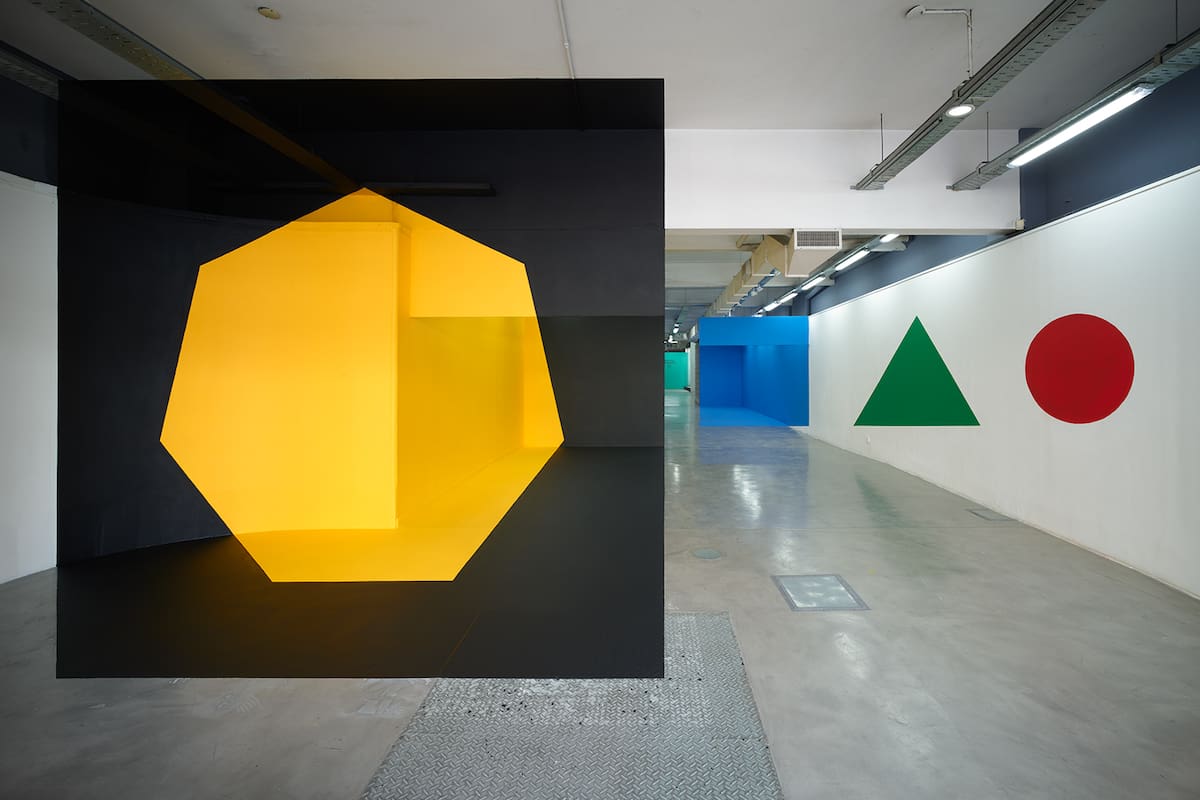 Intervención de Georges Rousse en Arte x Arte