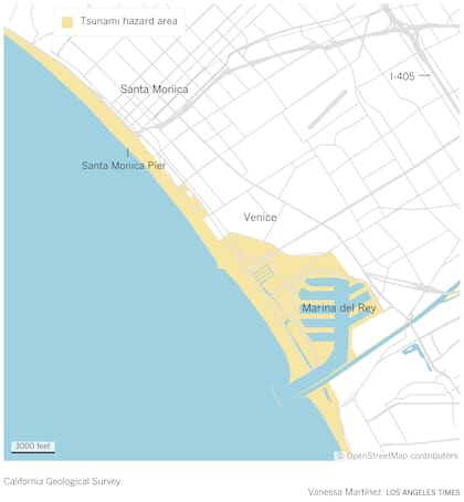 Inundaciones de hasta 4,5 metros en Marina del Rey y Long Beach: los mapas de riesgo de tsunami revelan que estas áreas podrían enfrentar olas devastadoras en caso de un evento extremo