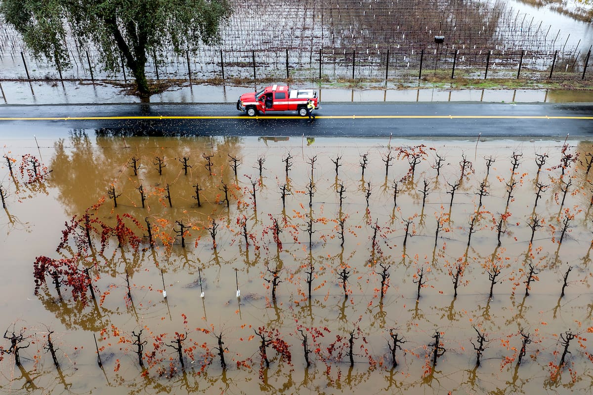 Inundaciones en California
