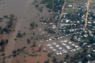 Más de 500 evacuados en Concordia por las inundaciones tras la crecida del río Uruguay