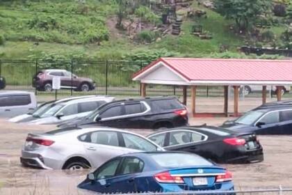 Inundaciones obligan a evacuar una escuela primaria en el oeste de Maryland