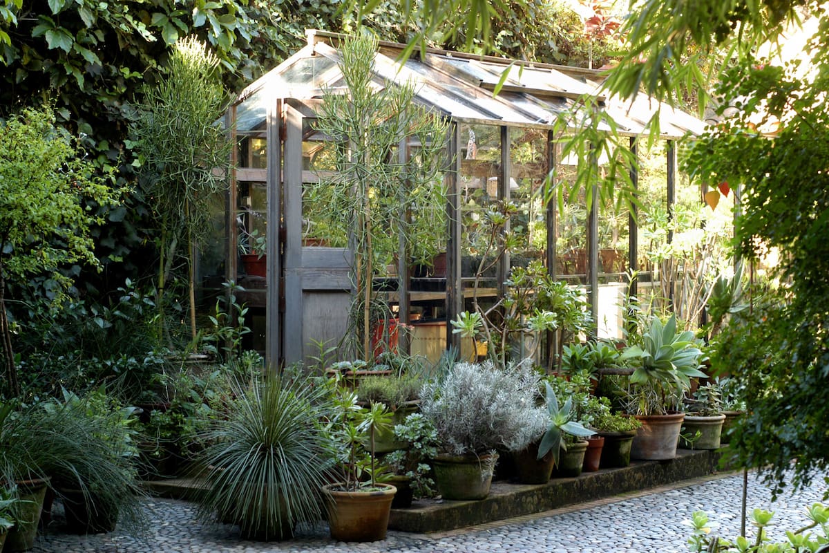 Los invernaderos son refugio para las plantas, sobre todo en invierno, y espacio de trabajo para los amantes de la jardinería durante todo el año