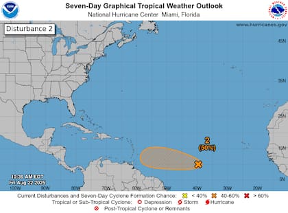 Invest 99L podría convertirse en una depresión tropical de corta duración