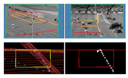 Investigadores de la Universidad de Oxford analizaron dos filmaciones de la jugada y reconstruyeron mediante cálculos geométricos la trayectoria de la pelota