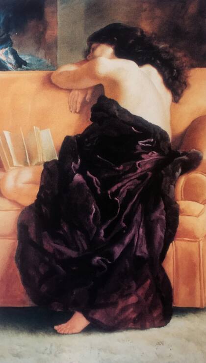 "Invierno" (1990), integra la Colección Amalia Lacroze de Fortabat. Aquí, Teresa inspiró la figura femenina que aparece retratada por el virtuosismo del maestro Juan Lascano.