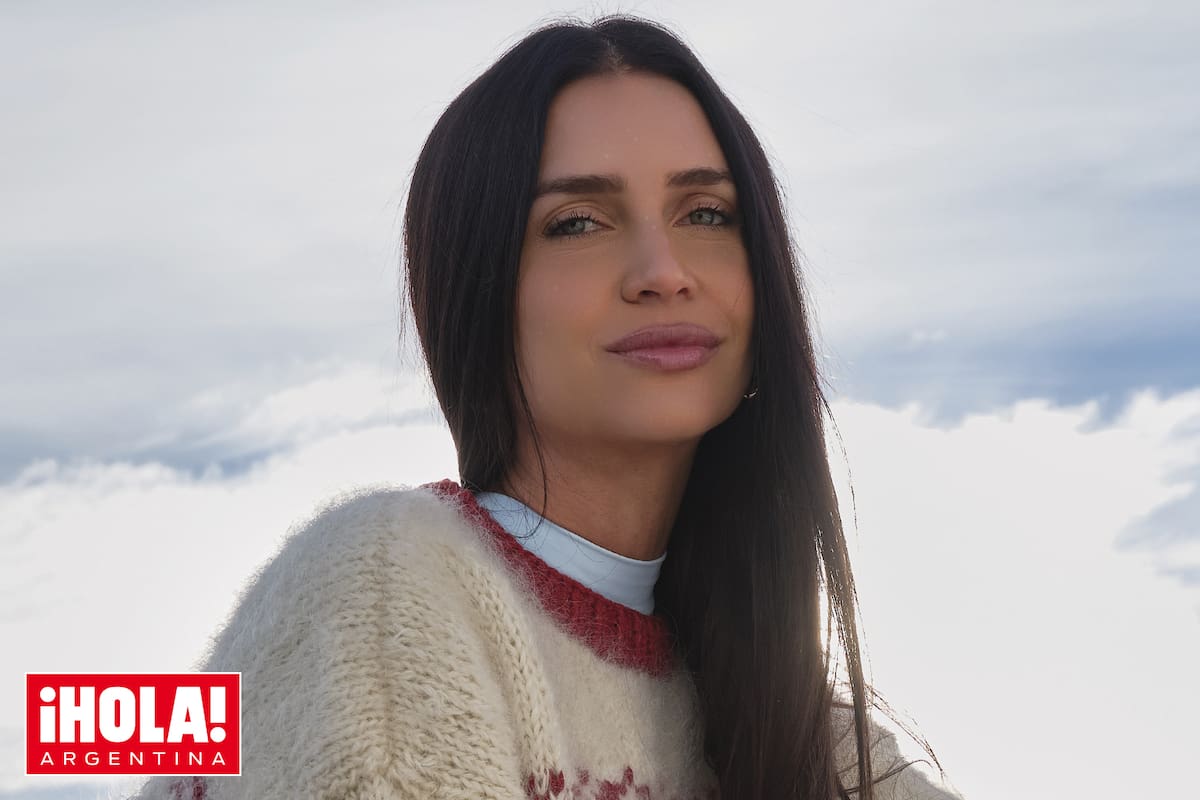 Invitada por Rabanne, disfrutó de una experiencia de alto invierno a puro contacto con la naturaleza.