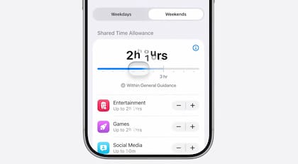 iOS27 ahora tiene una función para controlar cuánto tiempo de pantalla tienen los chicos
