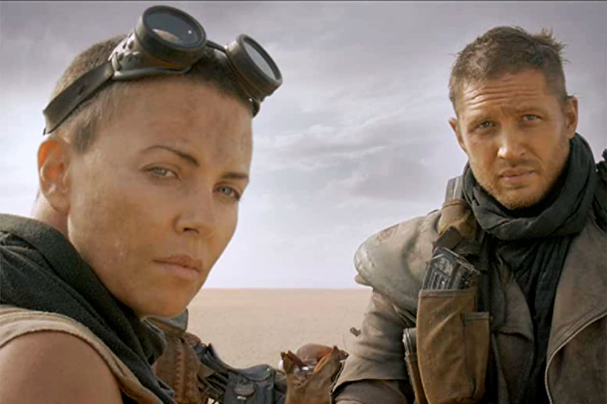 Ira, violencia e improvisados guardaespaldas: Charlize Theron y Tom Hardy se odiaron en el set de Mad Max: furia en el camino