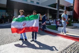 Irán dejó una carta en el vestuario en agradecimiento al trato que recibió en Los Ángeles
