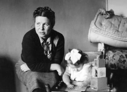 Irena Sendler en 1949 con su hija