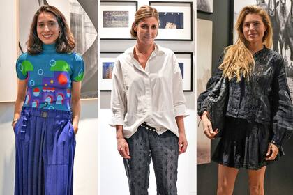 Irene Gelfman, Amparo Díscoli y Julieta Kemble