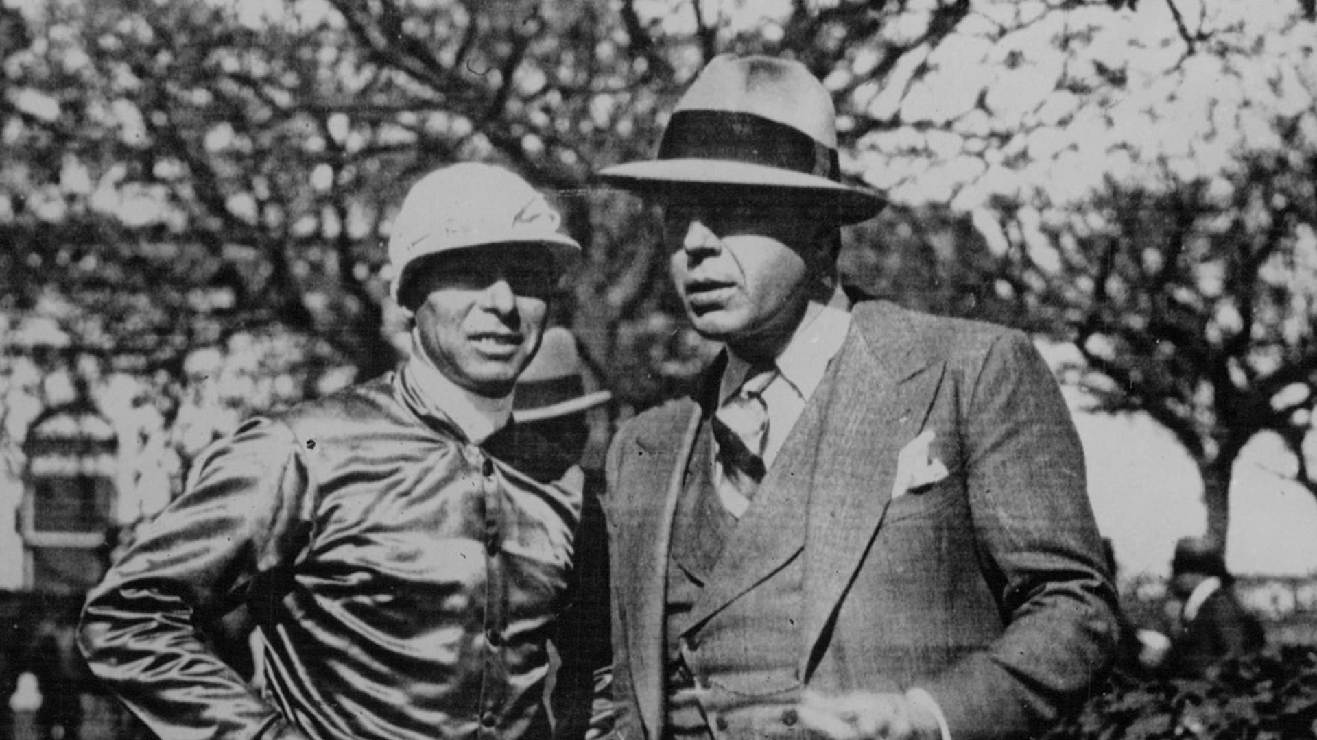 Irineo Leguisamo y Carlos Gardel
