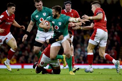 Irlanda ganó en el debut ante Gales y ratificó su condición de máximo favorito al título