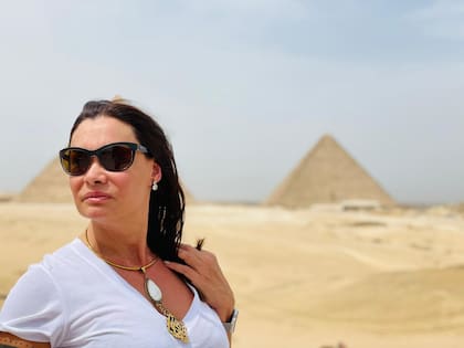 Irma González habló con LA NACION sobre la expectativa que se vive en El Cairo para el encuentro de Argentina - Egipto
Foto: Gentileza