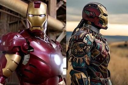 Iron Man Captura video / foto @midjourneyhero)