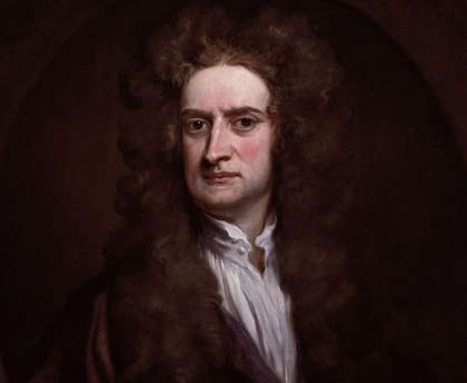 Isaac Newton realizó importantes descubrimientos en materia de física y matemática
