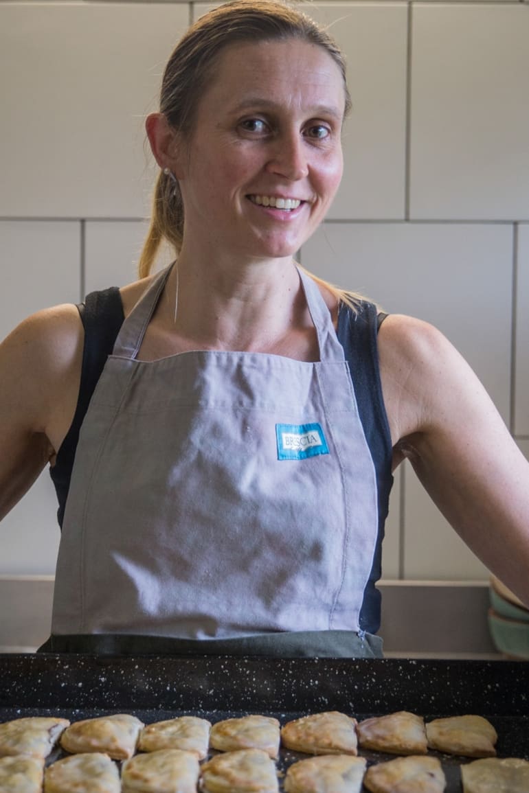 Isabel "Beli" Mehnert, custodia la receta de las empanadas de frambuesa de su abuela Liesbeth.